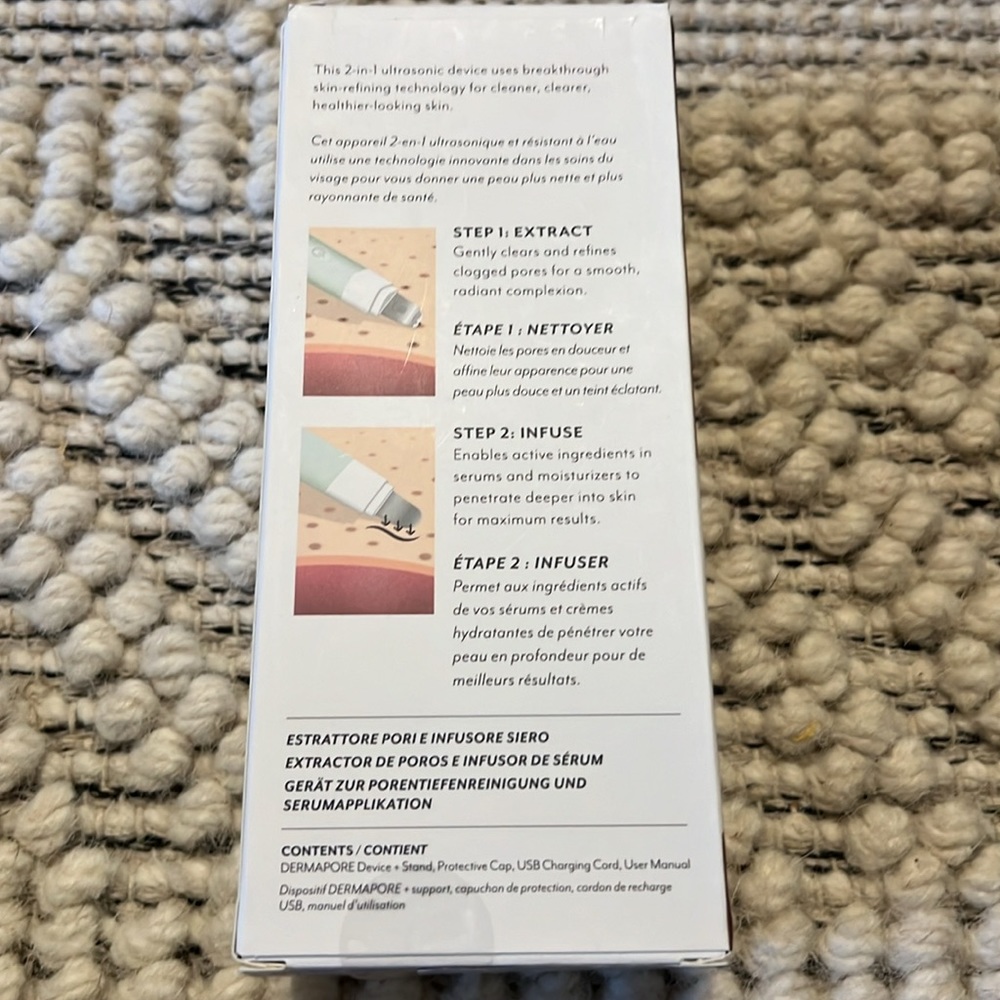 Dermaflash Dermapore pore extractor & serum infuser ๐- New - Picture 2 of 3